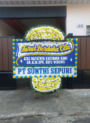 Papan Bunga Duka di Sepinggan Baru